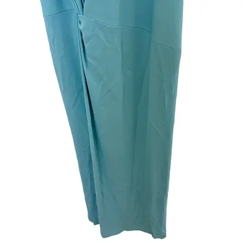 Nicole Bakti Halter Maxi Gown Sky Blue Size Medium Old Money Formal Y2K Glam