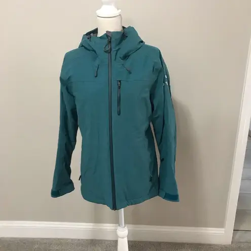 Oros Endeavor Insulated Teal Ski Jacket Blue