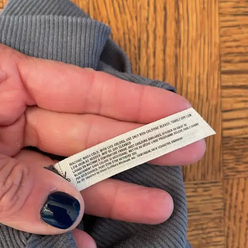 Free People  gray ribbed Leggings High-Rise Stretchy size L