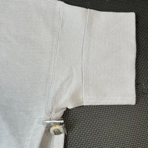 MarlaWynne Knit Cardigan Duster Pockets Button Front Light Gray Size 1X TAG