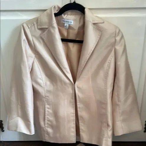 Susan Graver buttercup Tailored Blazer with Notched Lapels
