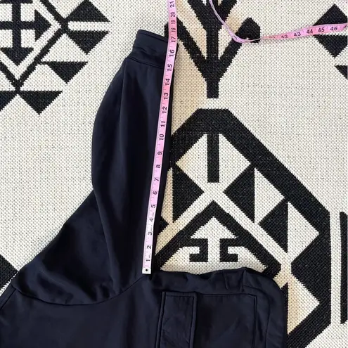 CHRLDR Olivia Terry Cloth Shacket in Black Small