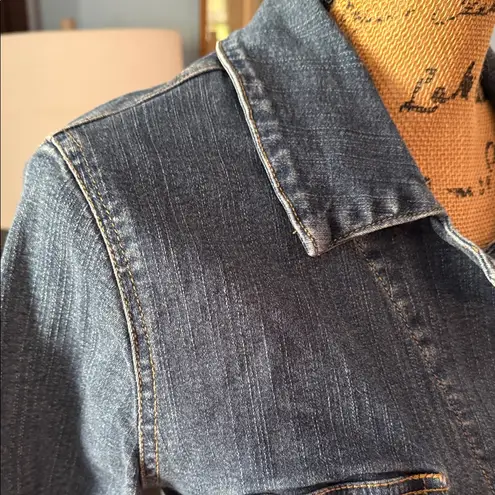 Hot Kiss Y2K Vintage Denim Button-Up Belted Dress