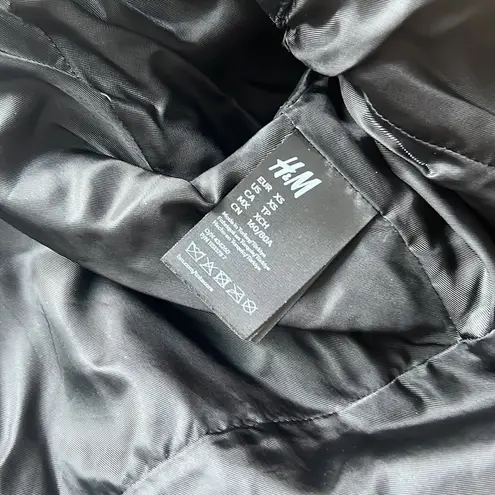 NWT H&M x Mugler Leather Jacket with Scarf Size XS