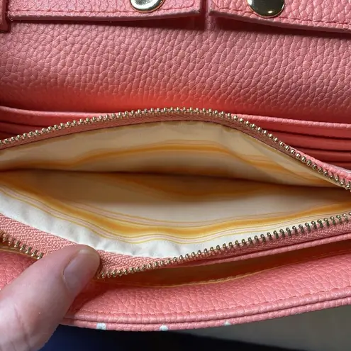 Matilda Jane Cate Crossbody Clutch Pink Dotted Purse Some Wear Please photos