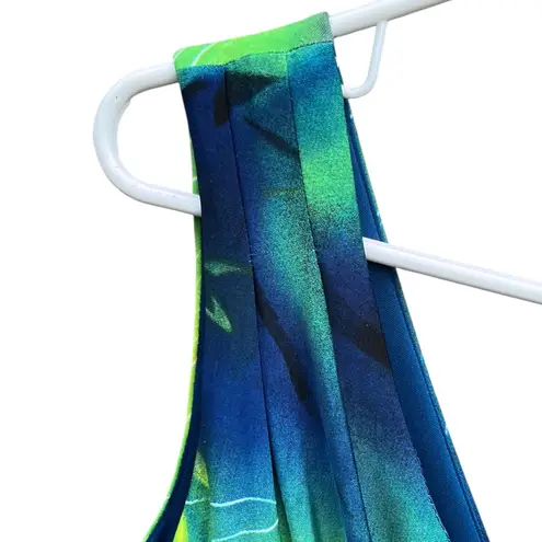 Susan Graver Like New Bright Floral Maxi Dress Medium