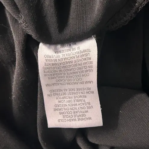 Y2K Goth Top Black Medium