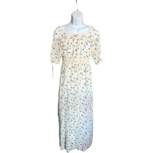 Womens Saint Helena Ivory Floral Print Gorgeous Airy Jumpsuit