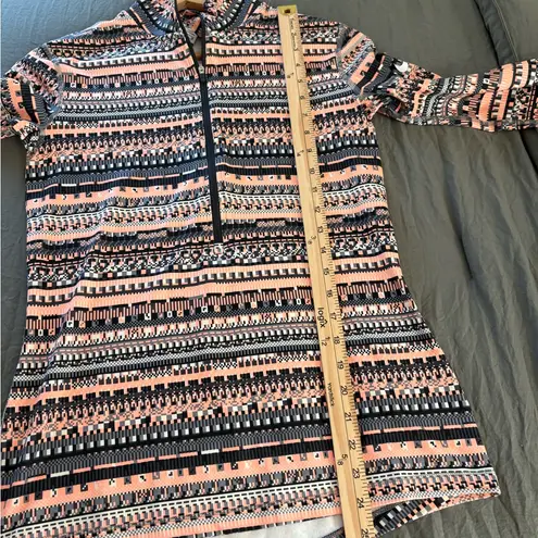 Nike  Pro Hyperwarm Aztec Print Half Zip Pullover. Size Medium.