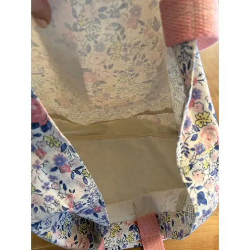 Laura Ashley Canvas Tote Bag Large Garden Floral Forest Fairy Cottagecore Boho