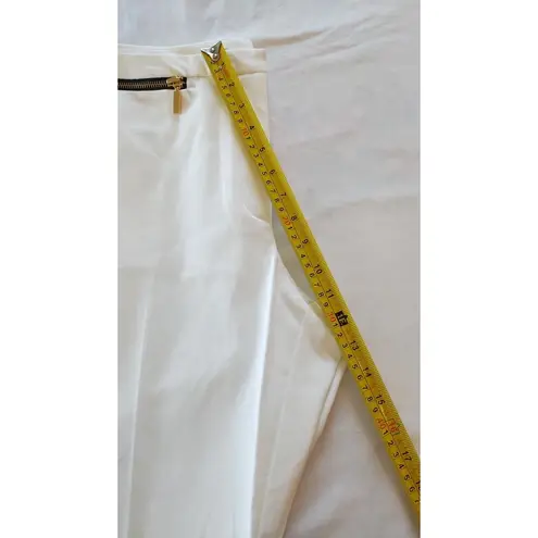 Alfani NTW slim Leg High Rise Career women’s Pants Size 16 Bright White