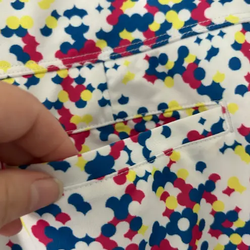 Ben Hogan Women's Geo Printed Performance Golf Skort Activewear Skirt XL New White