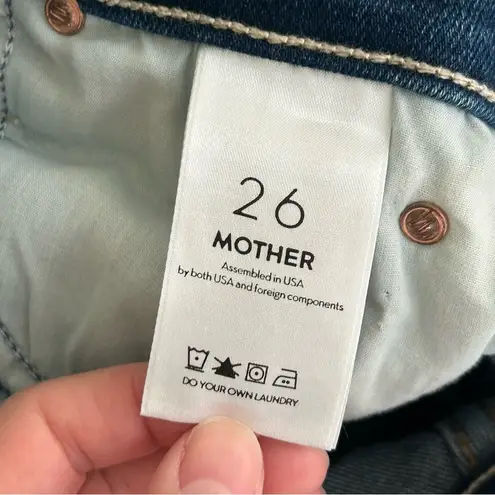 Mother The High Waisted Runaway jeans Sweet And Sassy 26 Blue
