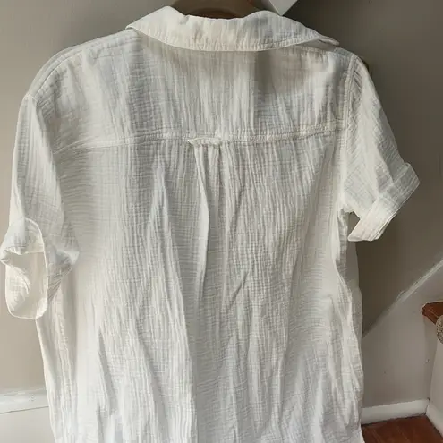 Madewell White Collared Shirt 