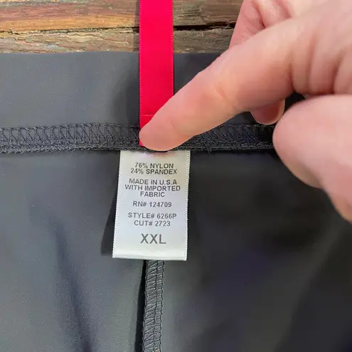 IC by Connie K Button Hem Slim Crops Charcoal Stretch Pants