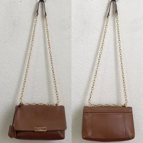 Radley London Mill Bay Medium Flapover Crossbody Bag in Tortoise Brown