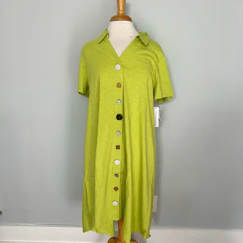 Soft Surroundings NEW NWT Lime Green Midi Dress