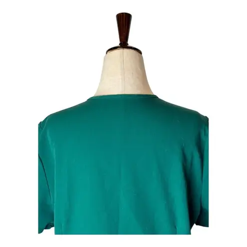 FIGS Shirt Women Small Green Casma Three Pocket Scrub Top Medical Nurse Doctor