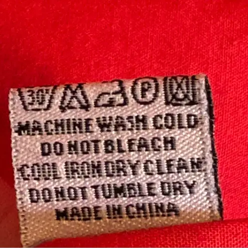 COOGI Vtg Classic Womens 4X Button Down Red Shirt Gingham Cuffs Embroidered Logo