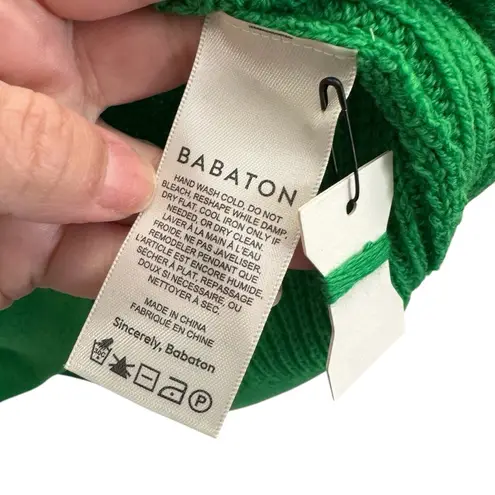 Babaton Aritzia Hazlitt Merino Wool Shoulder Pad Green Sweater Vest NWOT