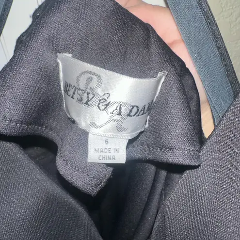 Betsy and Adam Vintage Y2K Whimsigoth Size 5 Black/Grey Glitter Ombré Formal Dress