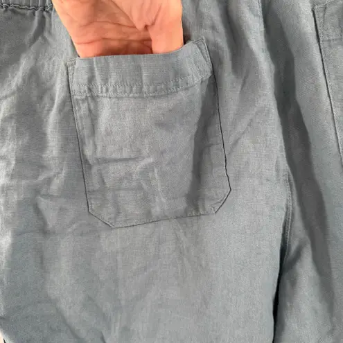 Pact Shorts Size Large Blue The Harbour Tabbed Organic Cotton Hemp Blend Lake