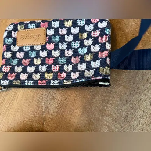NWT Kemys Navy with elephants crossbody purse bag