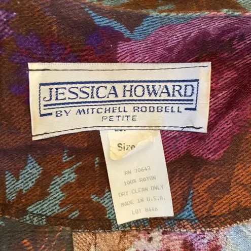 Jessica Howard Vintage Floral 2 Piece Skirt, Size 8