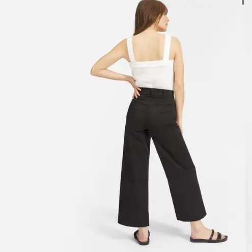 Everlane wide leg chino pants (BLACK)