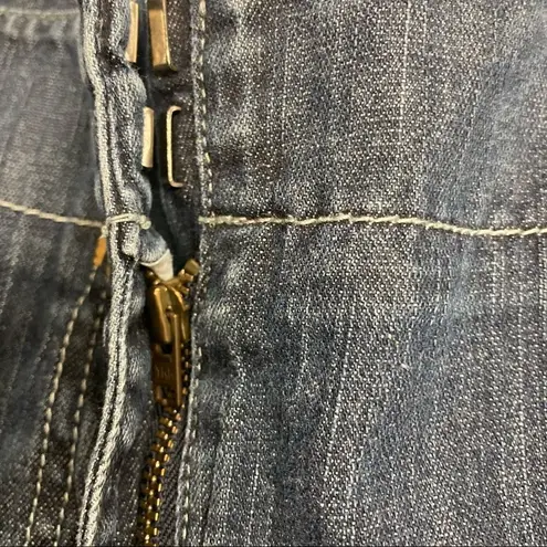 INC, International Concept, Women’s Jeans, Size 8, Blue, flare hem, 28” inseam Blue