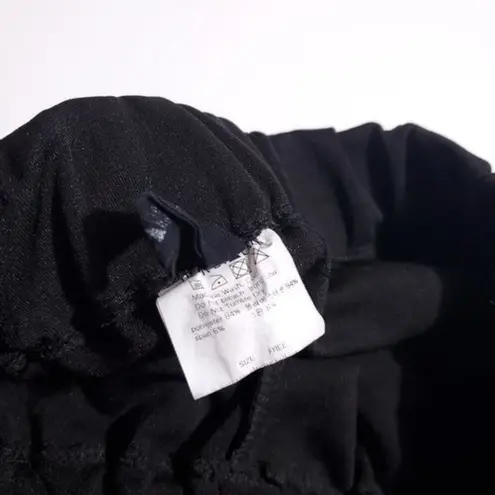 Dear Stalker Korean Designer Streetwear Athletic Shorts Black Red Women's OS Size undefined