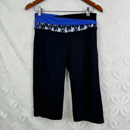 Lululemon  Astro Cropped Wunder Under Black Legging Size 8