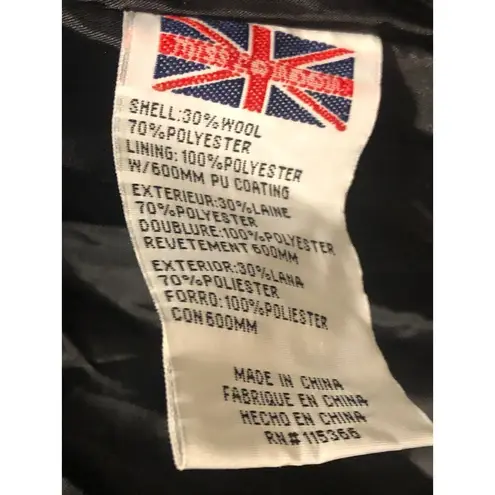 Miss London Duffle Jacket Gray Wool Blend Lined Coat Women's Size 2X