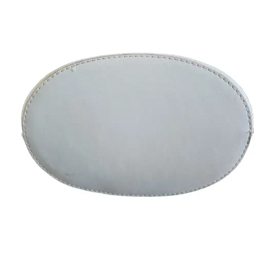 Neiman Marcus Bag Womens Size White Bucket Cutout Scalloped Edge Italian Chic