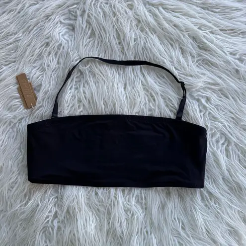 SKIMS Signature Swim Bandeau Bikini Top Onyx Size Medium