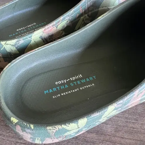 Easy Spirit Martha Stewart Forest Leaves Garden Clog Size 11 #B1333