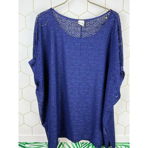 Akemi + Kin from Anthropologie Oversized Mesh Blouse - Size - M/L