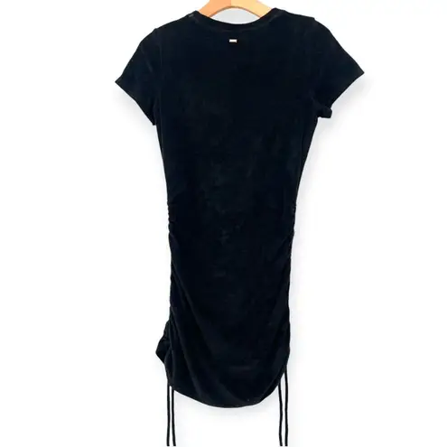 Victoria's Secret PINK | XS | Terry Rouched Sides Mini Dress Swim Coverup Black