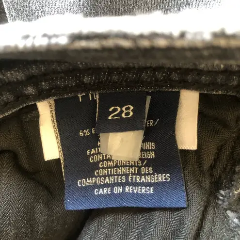 Fidelity Gwen NWT Raw Edge High Rise Skinny Crop Jeans, Castle Gray Wash, 28