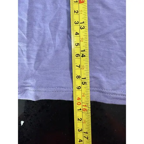 Lululemon  Shoulder Cut-Out Yoga T-Shirt Size 6 Dark Lavendar