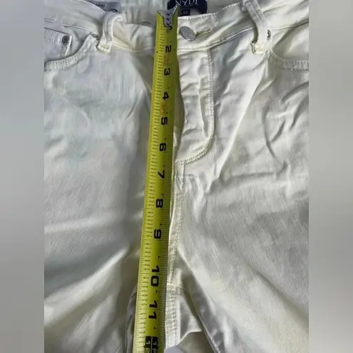 NYDJ Capri Released Hem in Pale Yellow Raw Size 12 GUC 0077