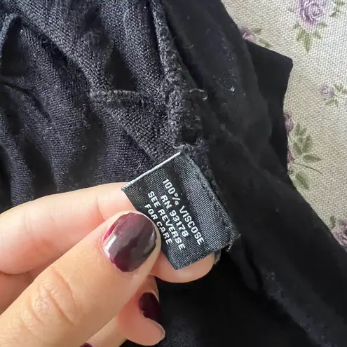 Premise Black Cropped Cardigan Small