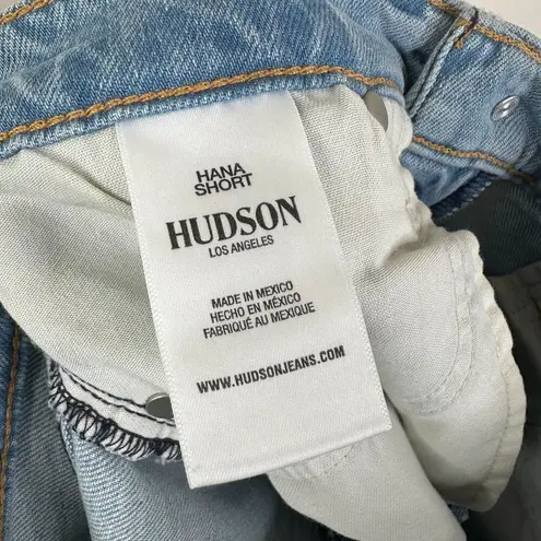 Hudson Jeans NEW Hudson Hana Denim Mini Biker Short in Devout Size 27