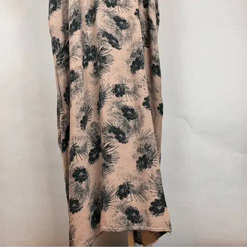 Handmade Kaftan Dress Neutral Tropical Floral Subtle Flaws Caftan Brown Maxi Size undefined