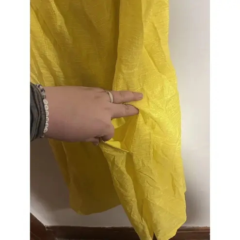 Nine West Yellow  tank dress with POCKETS! Size 10