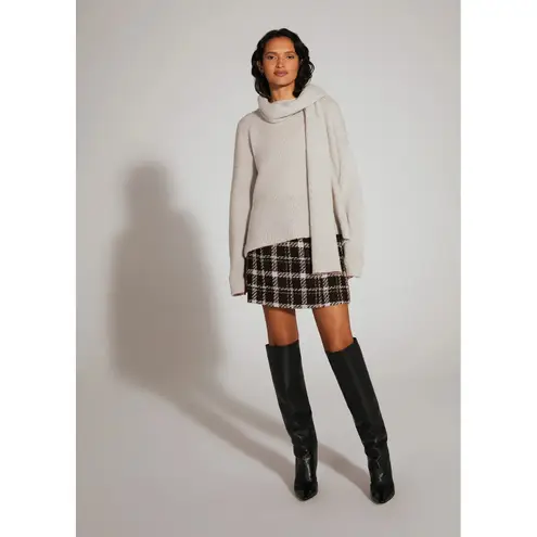 NWT Favorite Daughter THE JAMIE Cashmere Blend Sweater in Gray Sz Large $378