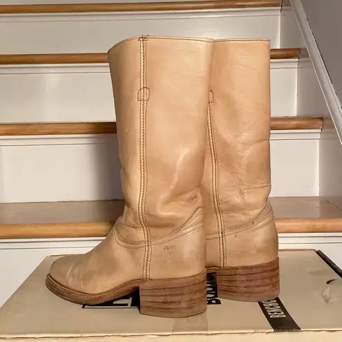 Frye  Campus 14L Boots size 8 D in Tan