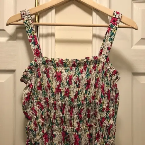 Impressions NEW  Flower Print Maxi Dress