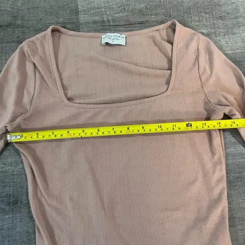 Dress Forum Lettuce Edge Square Neck Top