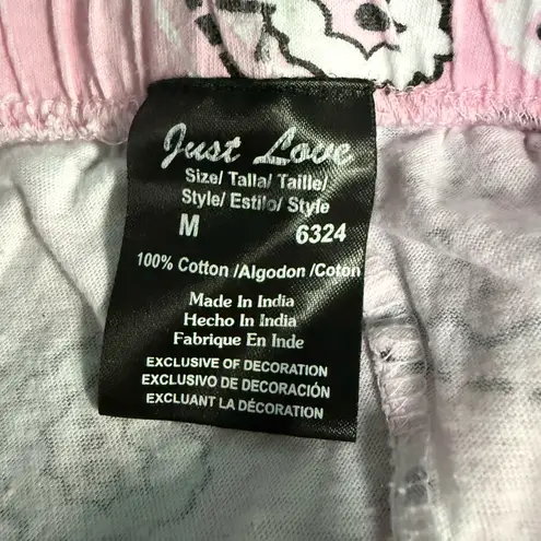 Just Love Women's Bandana Print Pajama Pants - Purple and Pink